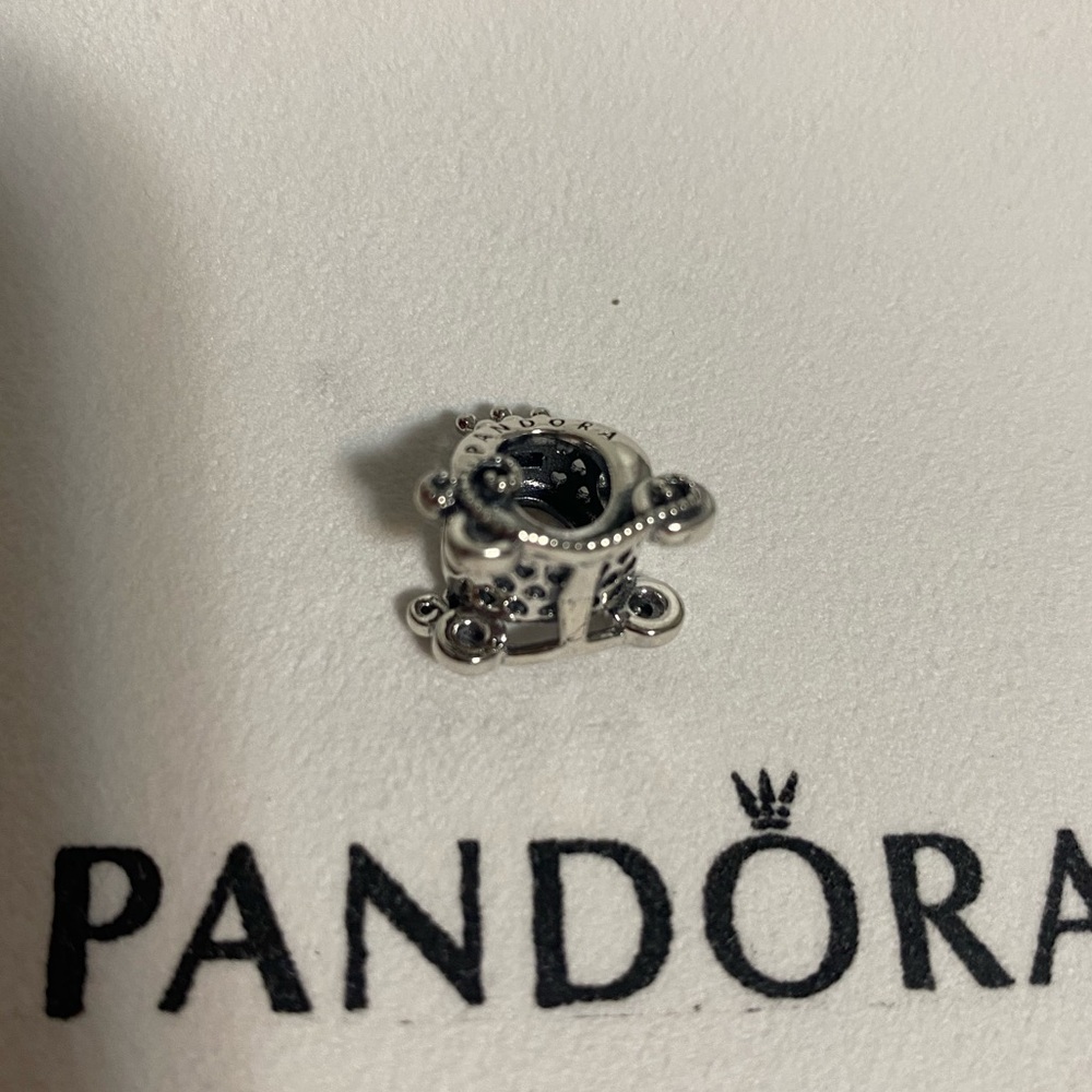 Pandora Silver Crown Charm - Picture 6 of 11